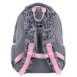 Рюкзак GoPack Education 175M-4 Fluffy Heart Сіро-рожевий (GO26-175M-4) - мініатюра 6