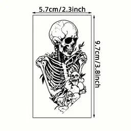 Набір дитячих тимчасових татуювань "Чорні міні №5" Fresh Tattoo black-tattoo-mini-set-5-T - мініатюра 3