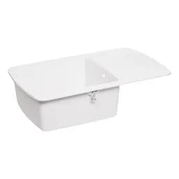 Кухонна мийка Lidz 770x490/200 WHI-01 (LIDZWHI01770490200) - мініатюра 4