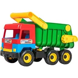 Машинка Tigres Middle Truck Самоскид, 38 см зелений кузов (39222)