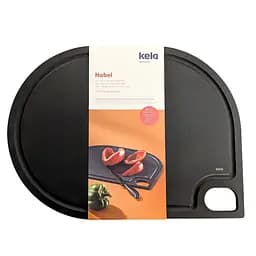 Дошка для нарізання та сервірування Kela Nobel 37 х 27.5 см чорна (12864)