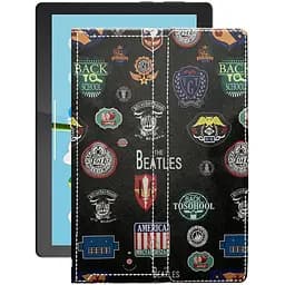 Чехол StatusCASE из экокожи для планшета Lenovo Tab M10 GHD X605FC Битлз