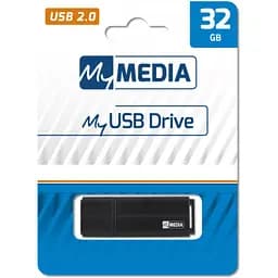 USB флеш накопичувач MyMedia 32GB Black USB 2.0 69262 - мініатюра 4
