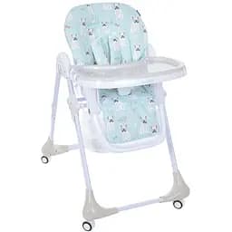 М'який стільчик для годування Bambi M 3233 Puppy Boy Beige з кошиком для іграшок