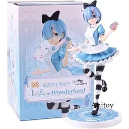 Фигурка  FuRyu   Re Zero Rem in Wonderland Жизнь в альтернативном мире с нуля Рем в стране Чудес 21 см FR RZ R