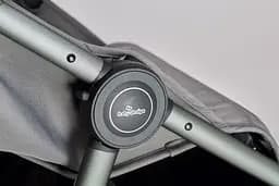 Прогулянкова коляска Baby Design Wave 2021 Silver Gray, сірий (204111) - мініатюра 2