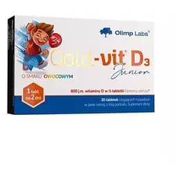 Витамин D3 Olimp Sport Nutrition Gold-Vit D3 Junior, 30 таблеток для детей