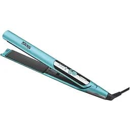 Випрямляч для волосся DSP 10265 з керамічним покриття з LED дисплеєм Блакитний