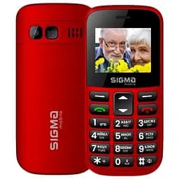 Мобільний телефон mobile Comfort 50 Easy Type-C, Red Sigma teh0020346