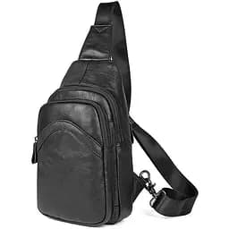 Кожаная сумка-слинг John McDee 30.5х18х5.5 см sum0025580