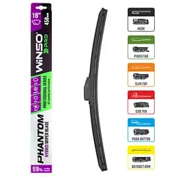 Щітка склоочисника гібридна Winso Pro Phantom 18/450 мм (118450) - мініатюра 3