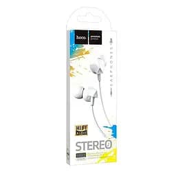 Навушники Hoco M60 Perfect sound universal earphones with mic білі - мініатюра 2