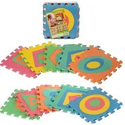 Коврик-пазл Фигуры 10 элементов M 2737 