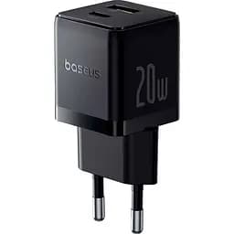 Мережевий зарядний пристрій Baseus Palm Fast Charger Type-C+USB 20W P10111608113-00 Black