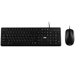 Комплект 2E MK405 USB UA Black (2E-MK405UBK_UA) - мініатюра 1