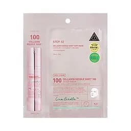 Двухэтапная укрепляющая маска с комплексом Cica Reedle 38 мл VT Cosmetics Collagen Reedle Shot 100hL Soft 2-Step Mask