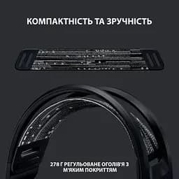 Навушники Logitech G733 Lightspeed Wireless RGB Gaming Headset Black (981-000864) - мініатюра 2