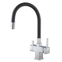 Смеситель для кухни на две воды Koer KB-72023-01 KR5008 Хром