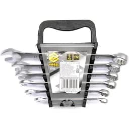 Ключі ріжково-накидні Vorel Cr-V М 8-17 мм набір 6 шт. (51720)