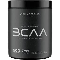 Аминокислота BCAA Powerful Progress BCAA 2:1:1 Клубника 500 г