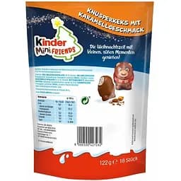 Цукерки Kinder Mini Friends Knusperkeks mit Karamellgeschmack 122 г - мініатюра 3