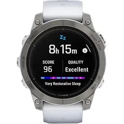 Смарт-годинник Garmin Epix Pro Gen 2 Sapphire 47 mm Titanium w. Whitestone Band (010-02803-20/21) - мініатюра 10