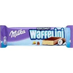 Вафли Milka Waffelini с начинкой с кокосом 31 г