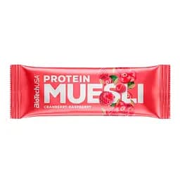 Батончики BiotechUSA Protein Muesli Cranberry-Raspberry 30 г