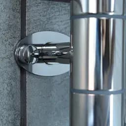 Електрична рушникосушка Navin Fouette 480x600 Sensor з таймером 00-044050-5080, Хром, Електронний - мініатюра 6