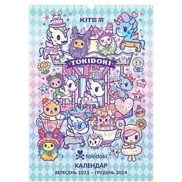 Календарь-планер Kite tokidoki на 2023-2024 год настенный перекидной (TK23-440-1)