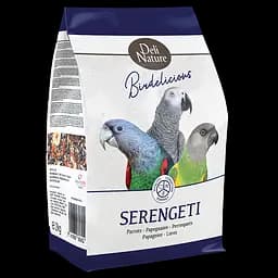 Повнораціонний корм для всіх видів великих та середніх папуг Deli Nature BIRDELICIOUS Parrots SERENGETI 2кг