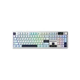 Клавіатура Aula F108 Pro Reaper Switch USB/Bluetooth/2.4G White (6978080501318)