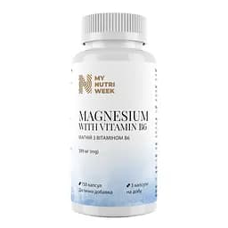 Магний с витамином B6 Magnesium with vitamin B6 My Nutri Week 570 мг 150 капсул