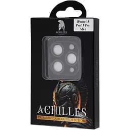 Захисне скло на камеру ACHILLES для Apple iPhone 15 Pro/15 Pro Max Natural Titanium [95497] - мініатюра 2