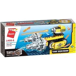 Детский конструктор Qman 1408 транспорт Digging Machine