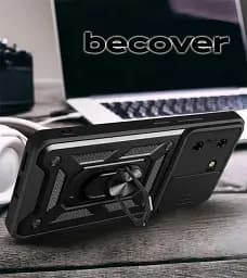Панель BeCover Military для Tecno POVA 5 (LH7n) Black (710004) - мініатюра 3