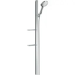 Душовий набір Hansgrohe Raindance Select S 120/150 см 3Jet EcoSmart 9л/хв White/Chrome 27647400, Хром