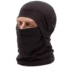 Балаклава 100% бавовна чорна, one size