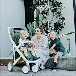 Прогулянкова коляска Greentom Classic Sage-White (8719323770836) - мініатюра 6