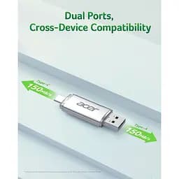 USB Flash Acer UT300 256GB Dual Drive USB-C USB-A, Retail - мініатюра 6