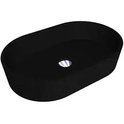 Умивальник Miraggio Sorrento mirastone black 0000441, Чорний матовий