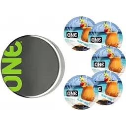 Презервативы One Flavor Wave Тропический коктейль голубые 5 шт. в кейсе (ROZ6501052003)