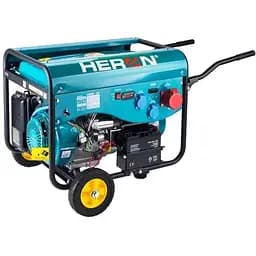 Генератор газо-бензиновий Heron LPG+NG 5,5 кВт-400В, 2х2,0 кВт-230В (8896319)