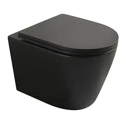 Унитаз подвесной Mixxus Premium Bevel-0304-T1 Black 480x360x360 мм сист. смыва Tornado 1.0 MP6677, Черный матовый