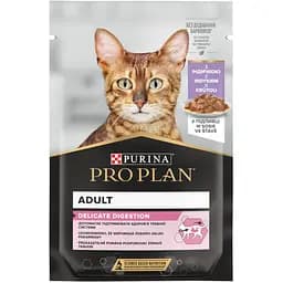 Вологий корм для котів Purina Pro Plan Delicate Digestion з чутливим травленням 85 г (12457641) - мініатюра 2