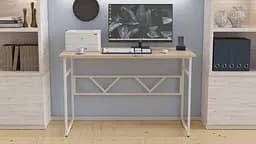 Комп'ютерний стіл Ferrum-decor Раян 75x100x70 білий ДСП Дуб Артізан 16мм (FRD-101154) - мініатюра 6