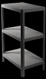 Этажерка 3-х ярусная Violet House 6031 Olympic GREY 27х42х67 см (7040710)