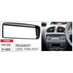 Перехідна рамка Peugeot 206 Carav 11-029 - мініатюра 3