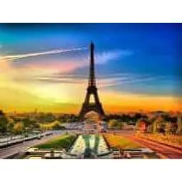 Алмазна мозаїка Ейфелева вежа 30×40 см 62200