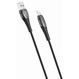 Кабель XO NB145 Smart Chipset Auto Power-off USB Cable for lightning Черный